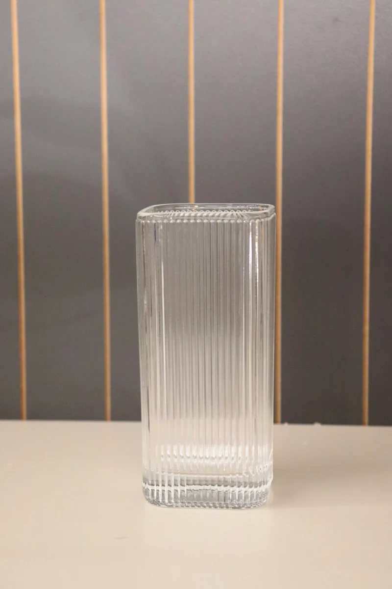 Ripple Square Trinkglas Set 6 teilig 13,5cm