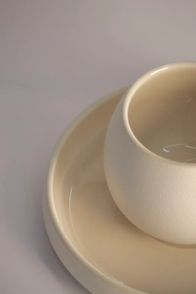 Nordic Beige Kaffeetassenset 12-teilig für 6 Personen