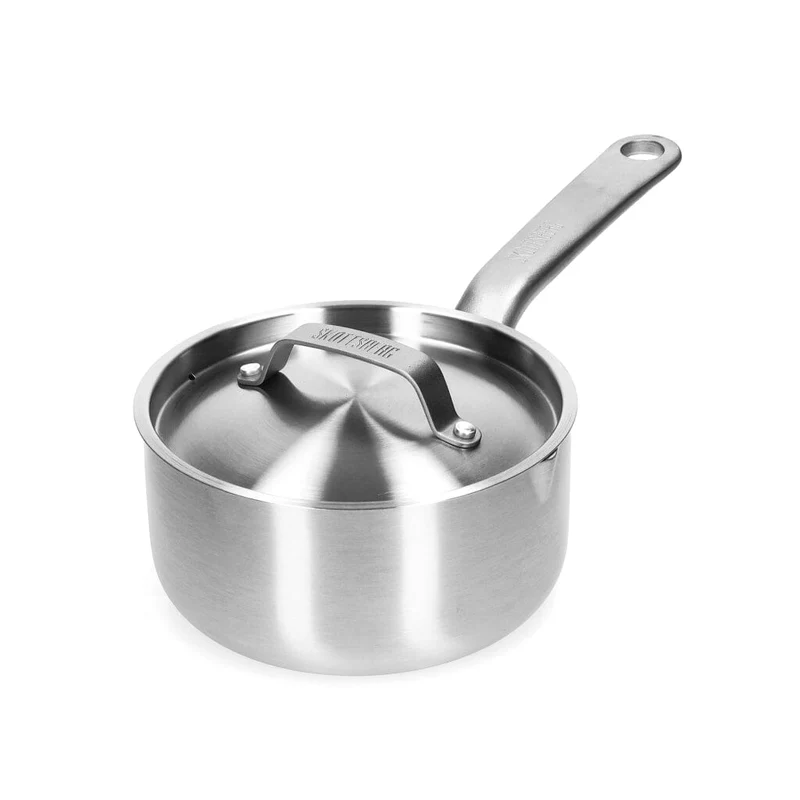 Skottsberg - Edelstahl Stielkasserolle 16 cm mit Deckel