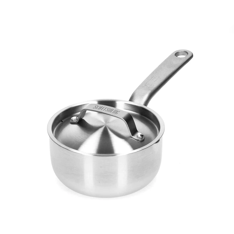 Skottsberg - Edelstahl Stieltopf 14 cm mit Deckel