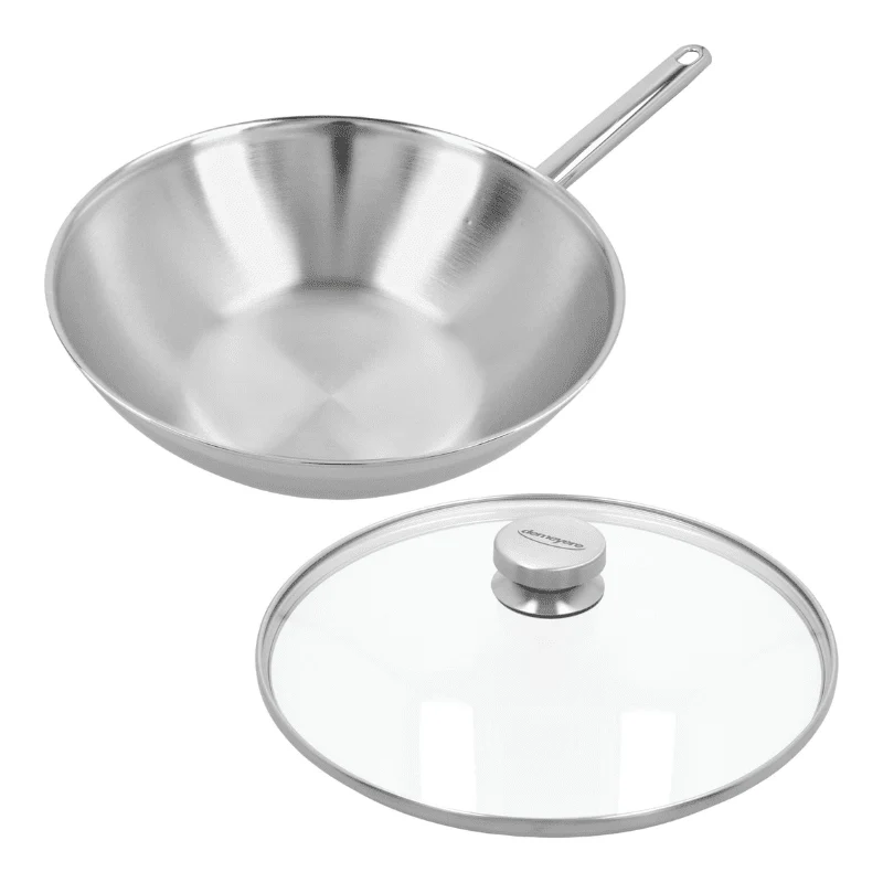 Demeyere - Apollo 7 - Wok 30 cm + gratis Glasdeckel