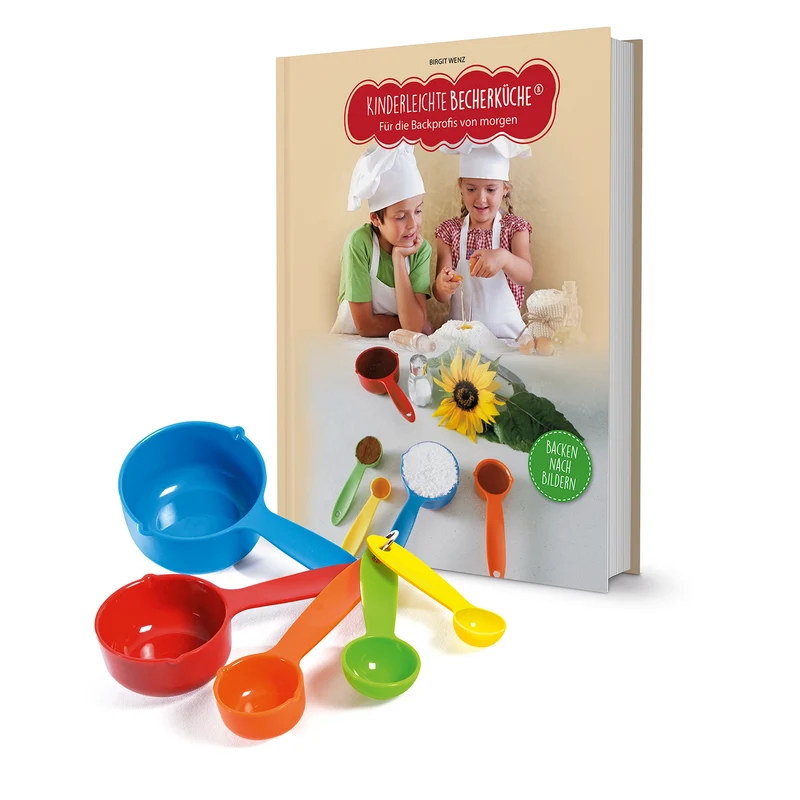 Rezeptbuch inkl. Messbecher-Set - Band 1 - Für die Backprofis von morgen (DIN-A5)