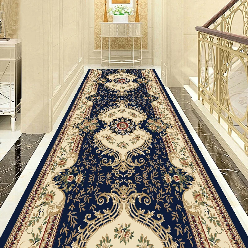 Elegante Vintage Blumenmuster Tischläufer