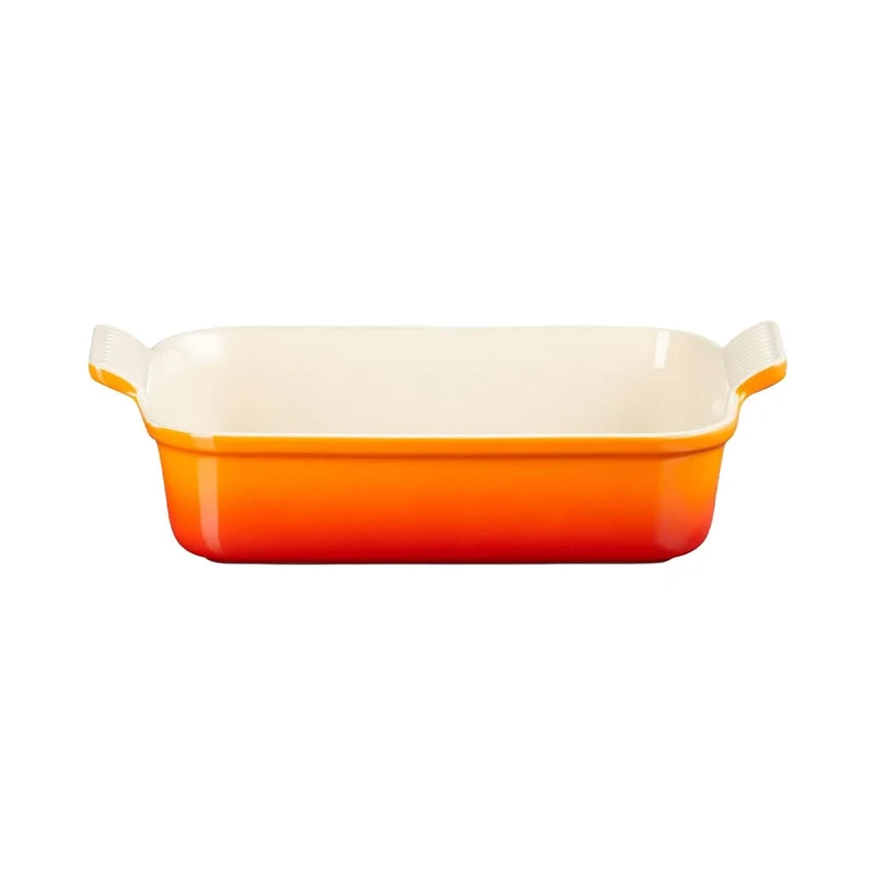 Le Creuset - Heritage Auflaufform rechteckig Orange-Rot 26 x 19 cm