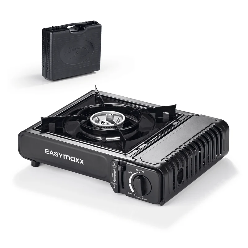 Gaskocher tragbar 2500W - Schwarz