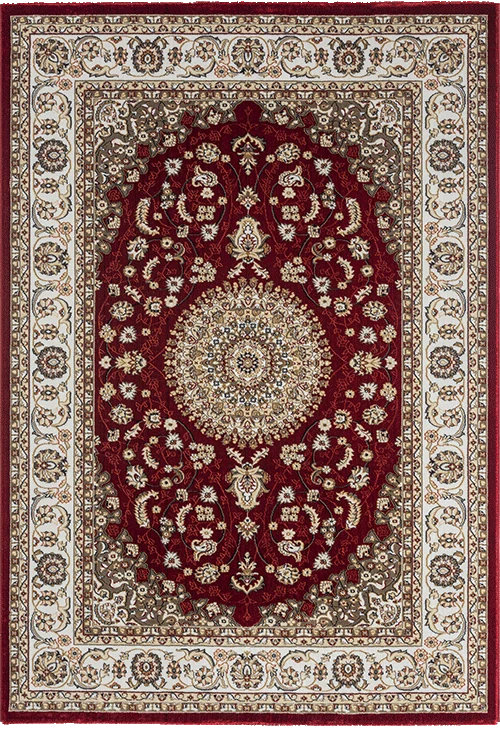Merinos Teppich Dubai Deluxe 56253 110-Red