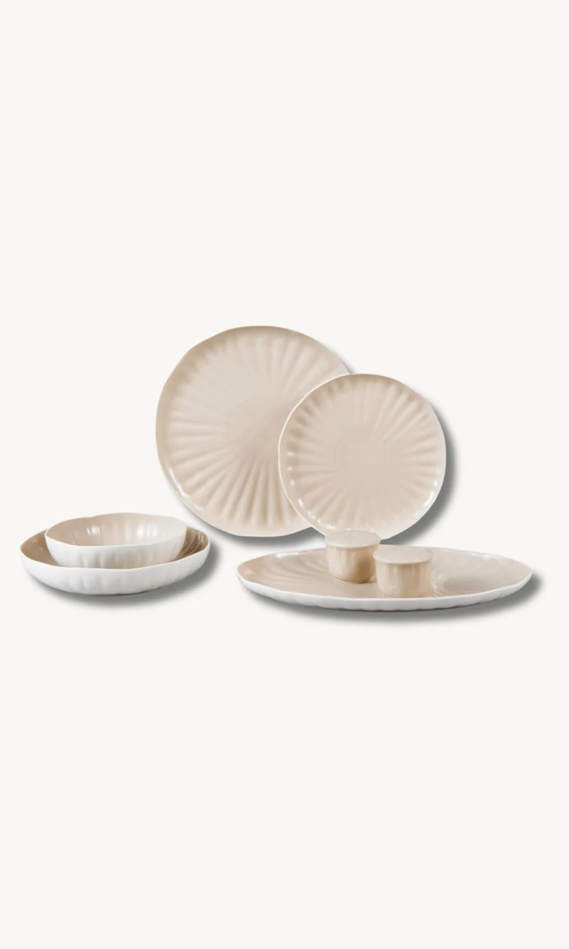 Remy Beige 27 teiliges Tafelservice für 6 Personen