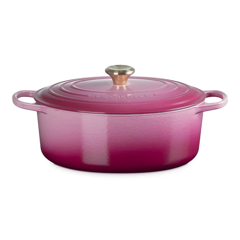 Le Creuset - Bräter oval aus emailliertem Gusseisen - Berry - 31 cm
