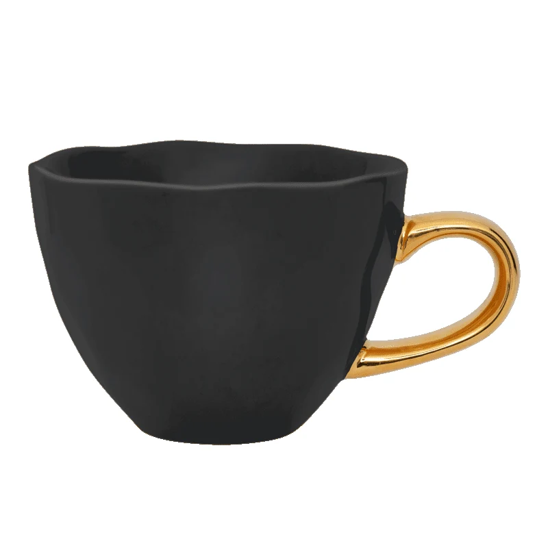 Urban Nature Culture - Good Morning - Cappuccino Tasse - Schwarz