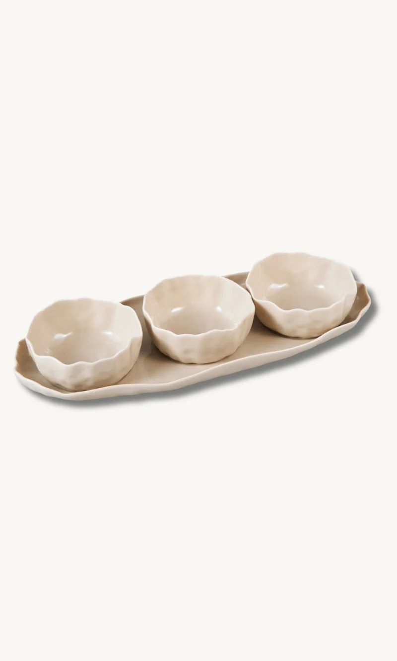 Angles Beige Snackset 4 teilig