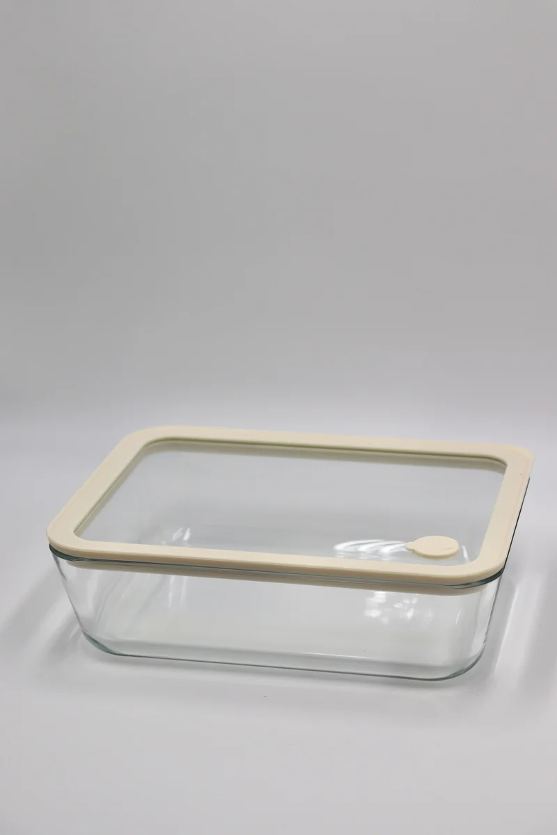 Frischhaltedose aus Glas Rechteckig 1400ml