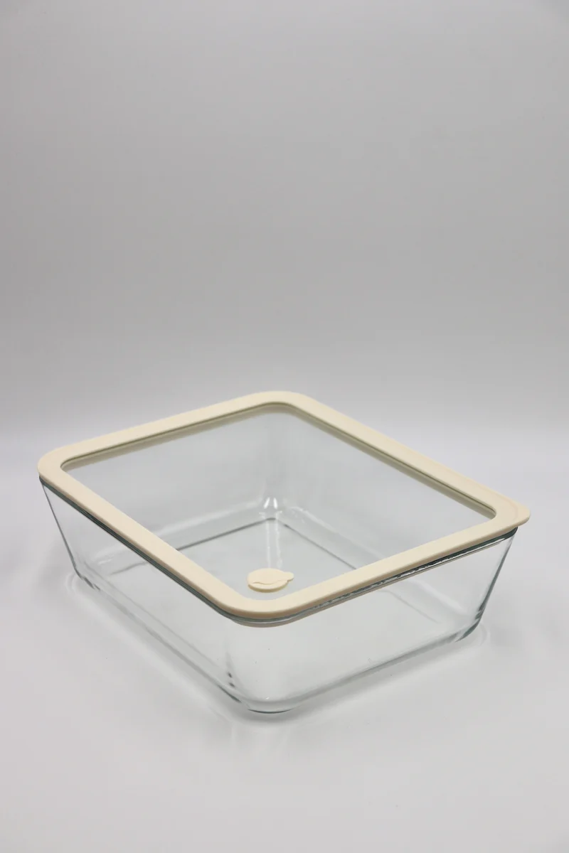 Frischhaltedose aus Glas Rechteckig 2600ml