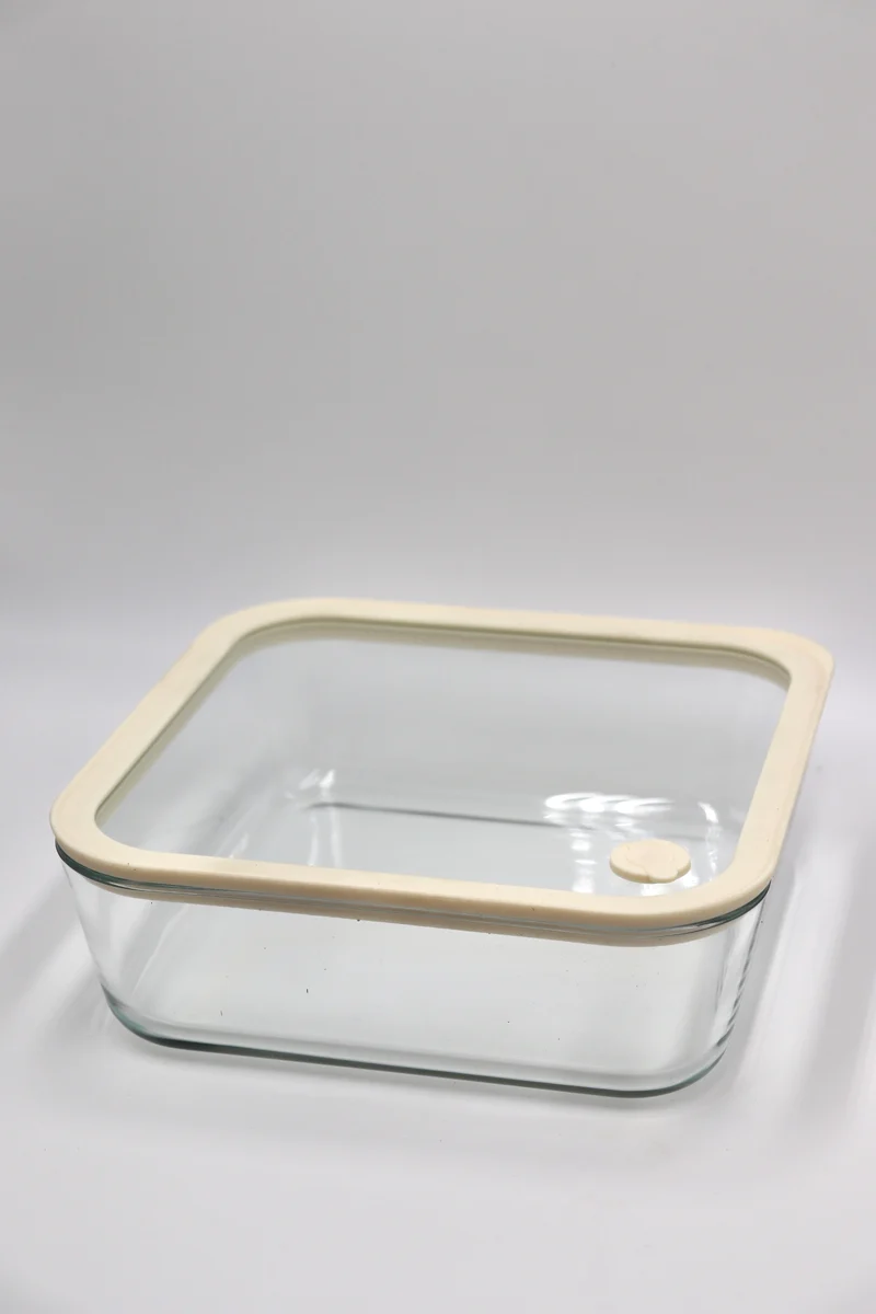 Frischhaltedose aus Glas Quadratisch 1940ml