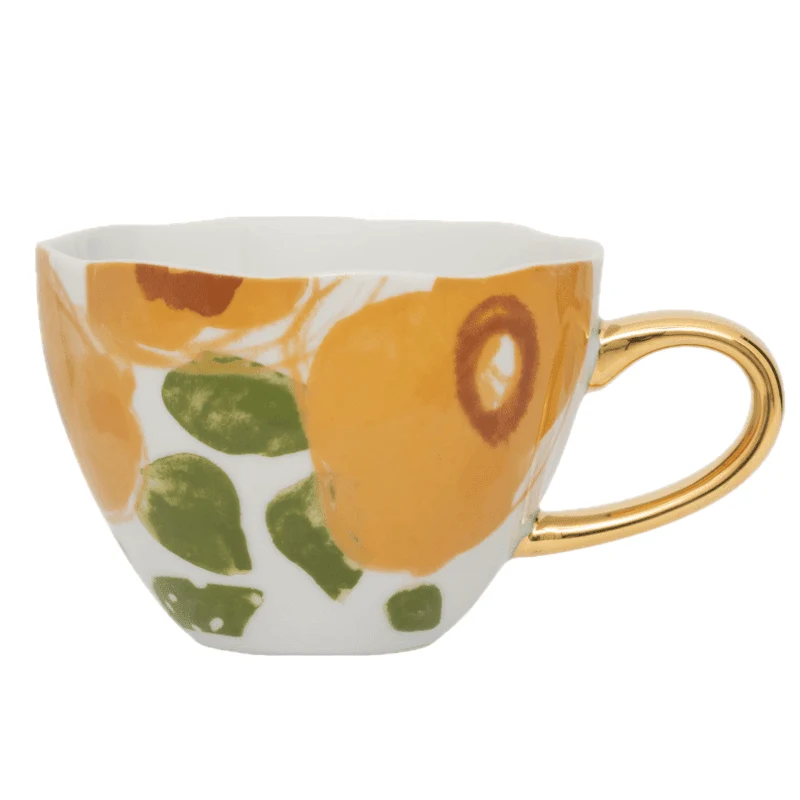Urban Nature Culture - Good Morning - Cappuccinotasse - Floral Art - Caramel