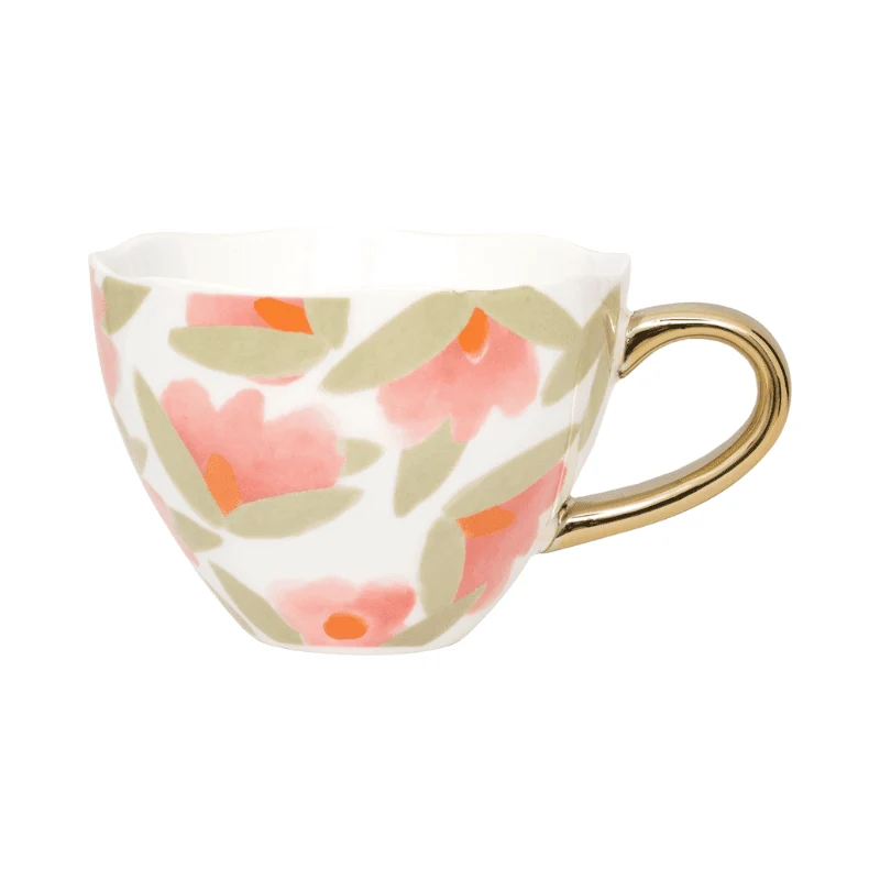 Urban Nature Culture - Good Morning - Cappuccino Tasse - Burnt coral