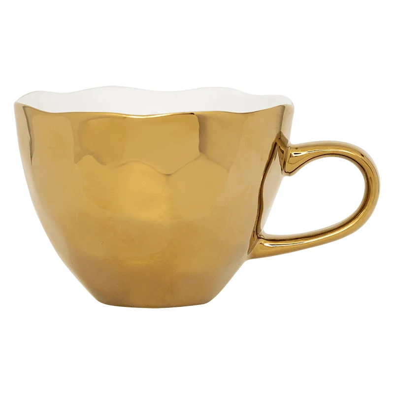 Urban Nature Culture - Good Morning - Cappuccino Tasse - Gold