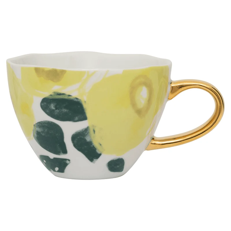 Urban Nature Culture- Good Morning - Cappuccinotasse - Floral Art - Limelight
