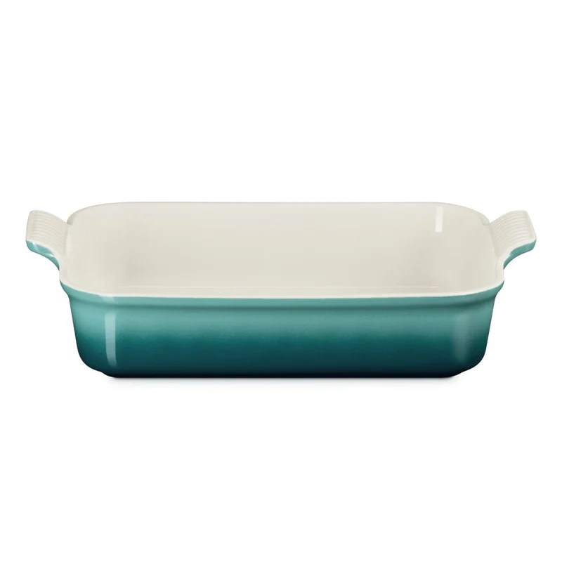Le Creuset - Heritage Auflaufform rechteckig Bleu Riviera 32 x 24 cm