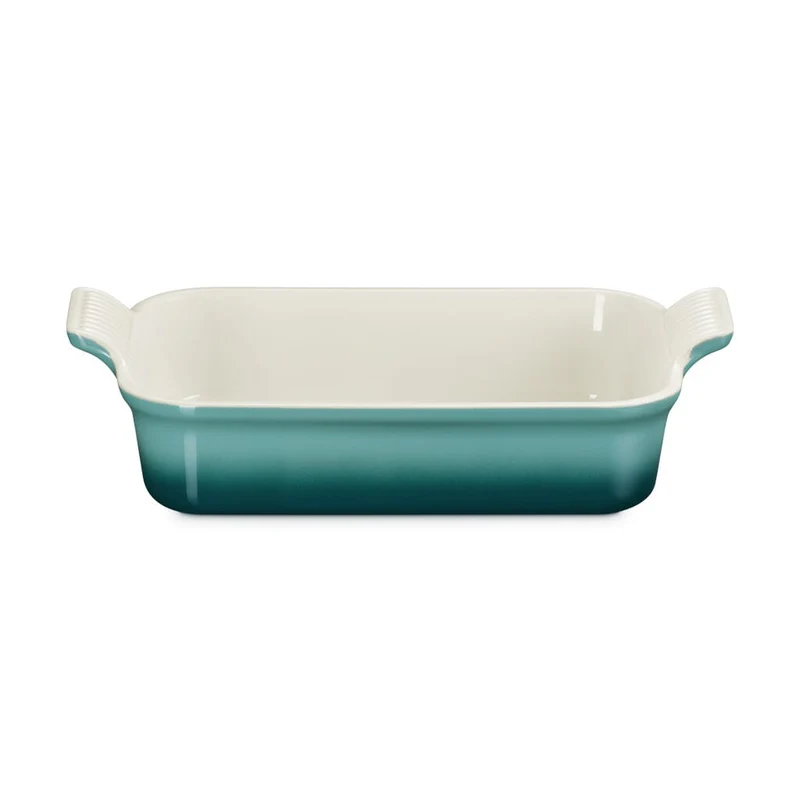 Le Creuset - Heritage Auflaufform rechteckig Bleu Riviera 26 x 19 cm