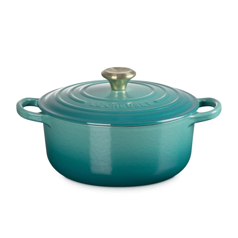 Le Creuset - Signature Bräter - Bleu Riviera - 20 cm