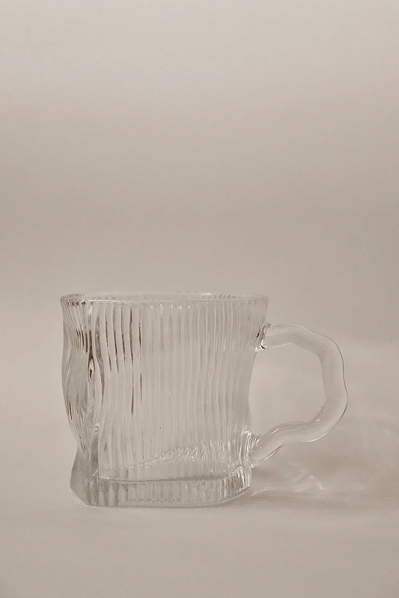 Wave Ripple Henkelglas Set 245ml 6 tlg.