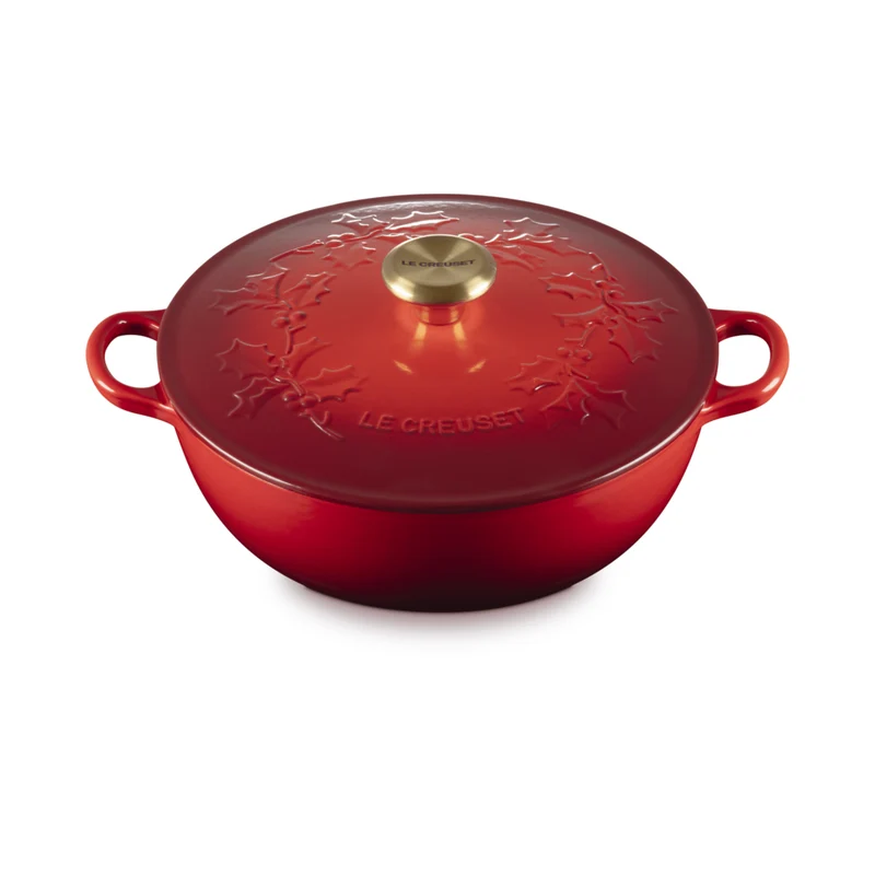 Le Creuset - Marmite Holly Kirschrot 26 cm 4,1 L