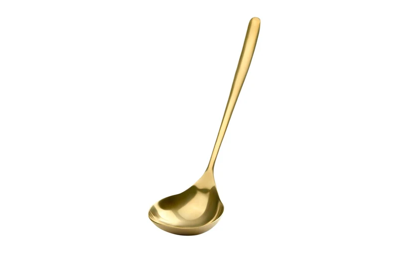 Schöpflöffel Edelstahl Goldfarben
