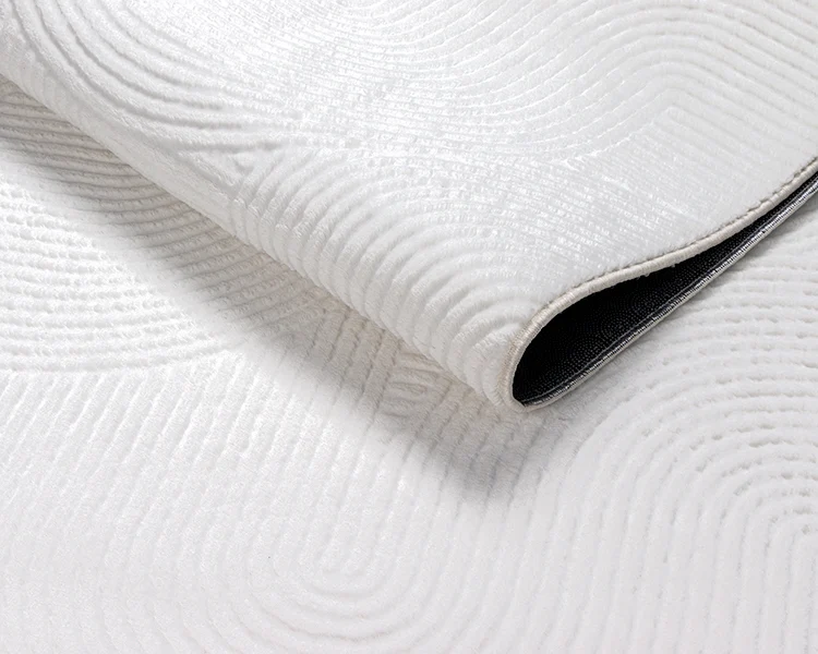 Stilo 390 62-White waschbarer Teppich