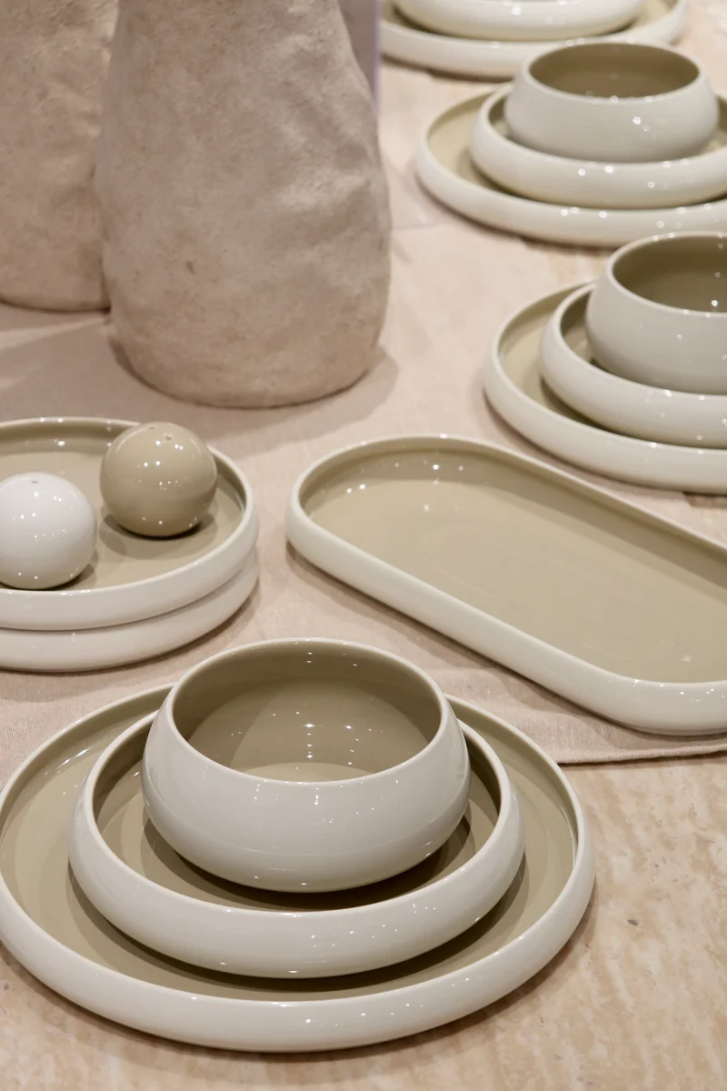 Bianco Beige 27-teiliges Tafelservice für 6 Personen