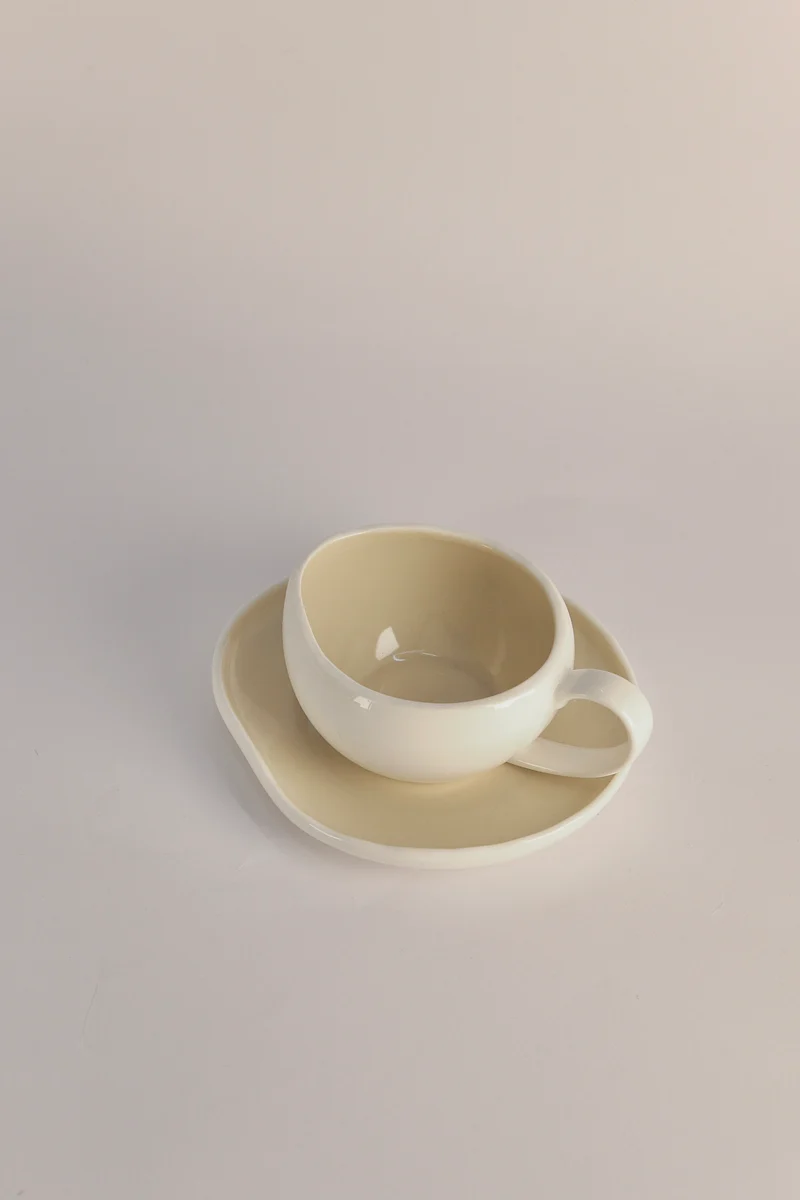 Barles Beige Mokkaset 12 teilig für 6 Personen
