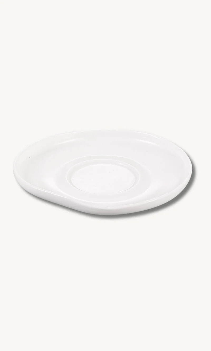 Barles Weiss Porzellan Untersetzer Set 6 teilig