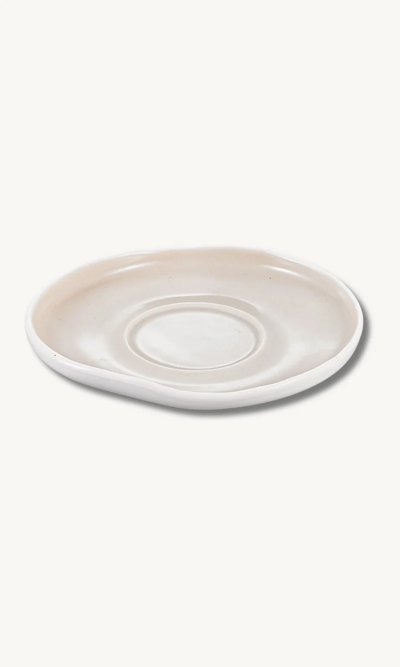 Barles Beige Porzellan Untersetzer Set 6 teilig