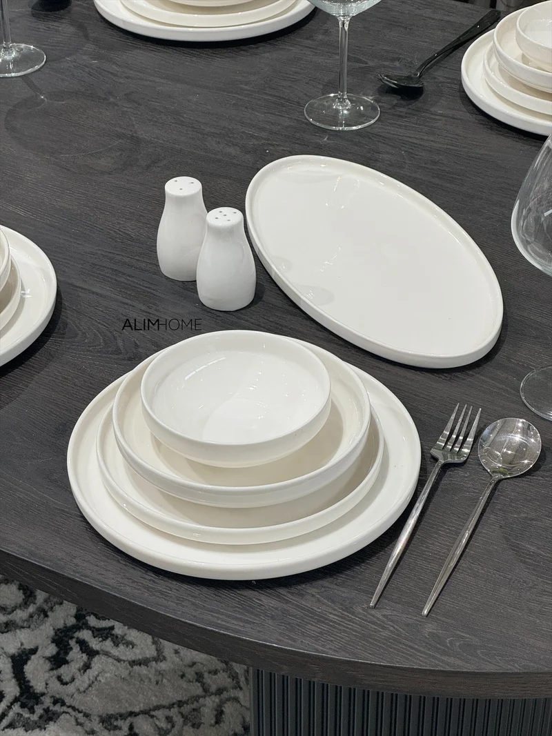 Fine White Lunel 27-teiliges Tafelservice für 6 Personen