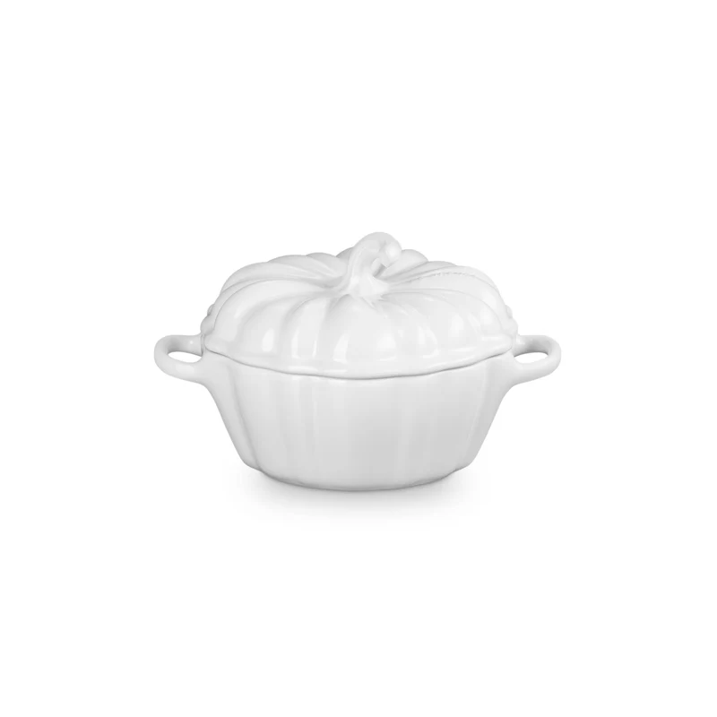 Le Creuset - Mini Brat-/Schmortopf Kürbisweiß 0,35 L