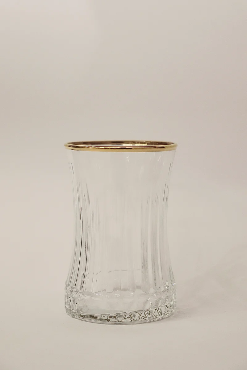 Pasabahce Elysia Golden Touch Teeglas 6 teilig