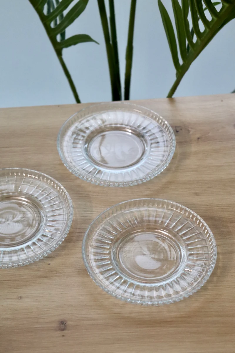 Pasabahce Elysia Glas Untersetzer 6 Stück