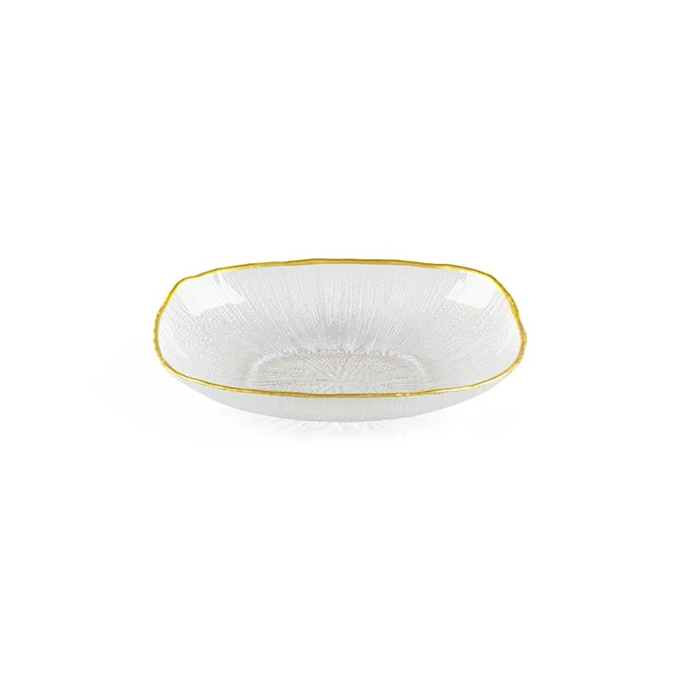 Rexy Transparent-Gold Servierschale 15cm