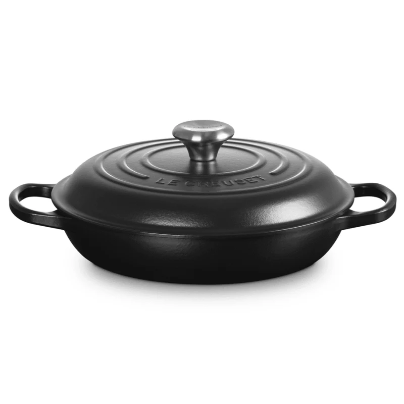 Le Creuset Bratpfanne Campagnard – Ø26 CM – Gusseisen – Mattschwarz