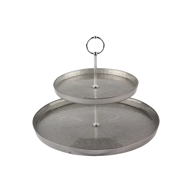Rexy Silber Etagere 2-stöckig