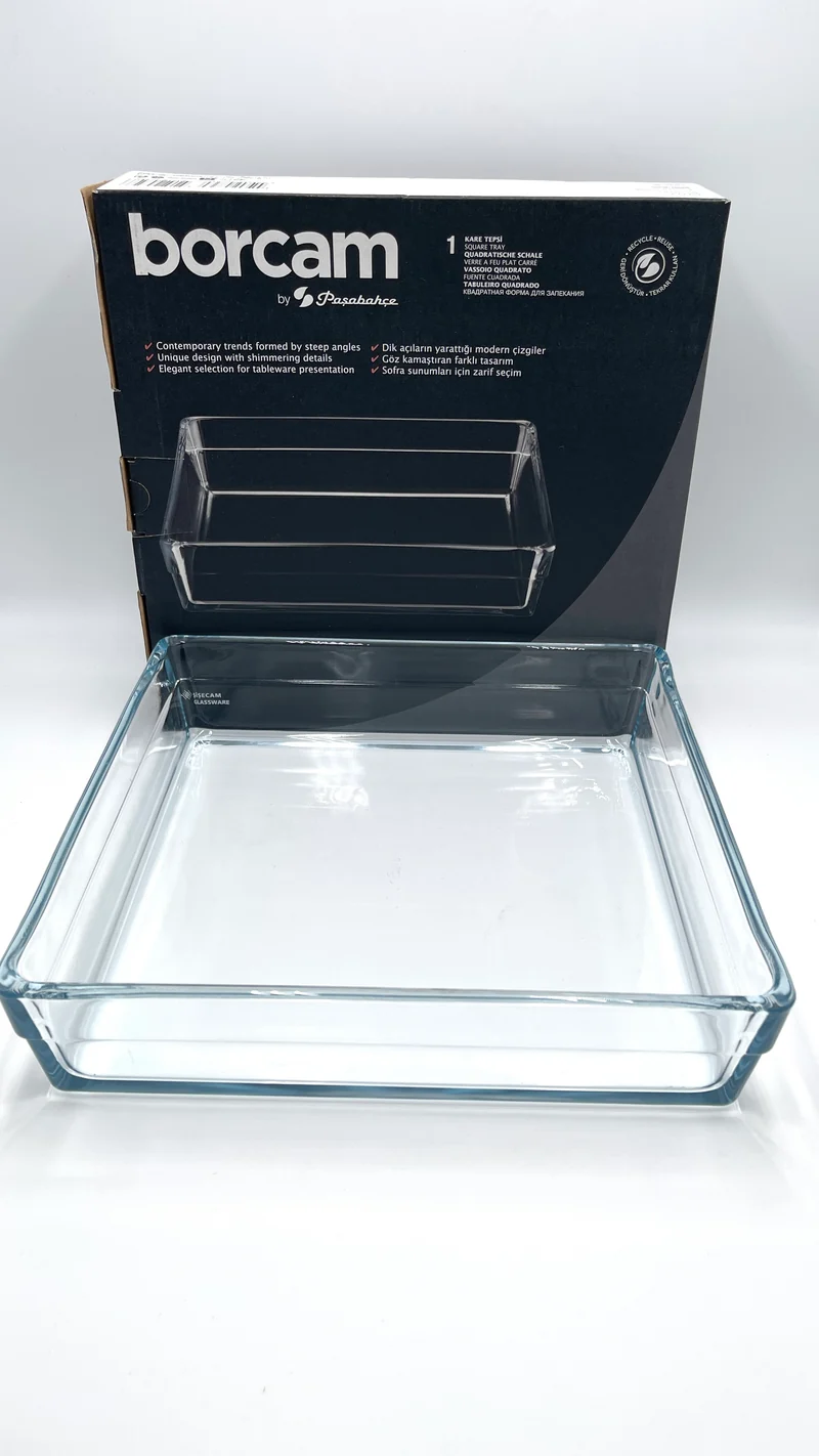 Pasabahce Borcam Premium Auflaufform Quadratisch Groß