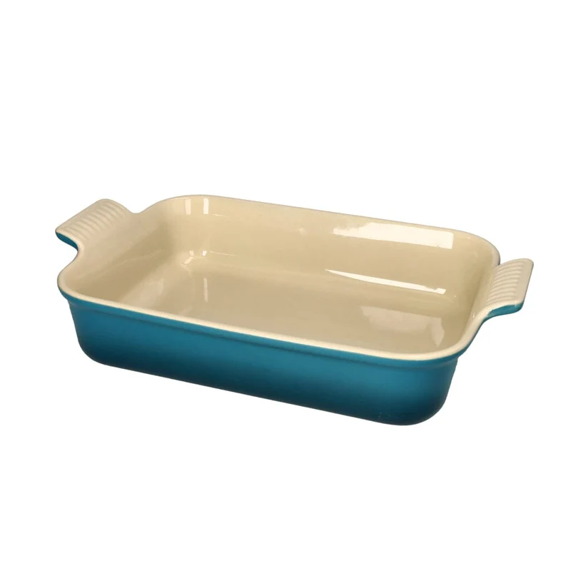 Le Creuset - Rechteckige Auflaufform Deep Teal 26x19cm 2,1l