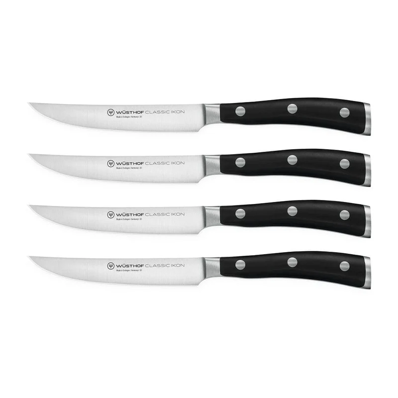 Wüsthof - Classic Ikon Steakmesserset 4-teilig