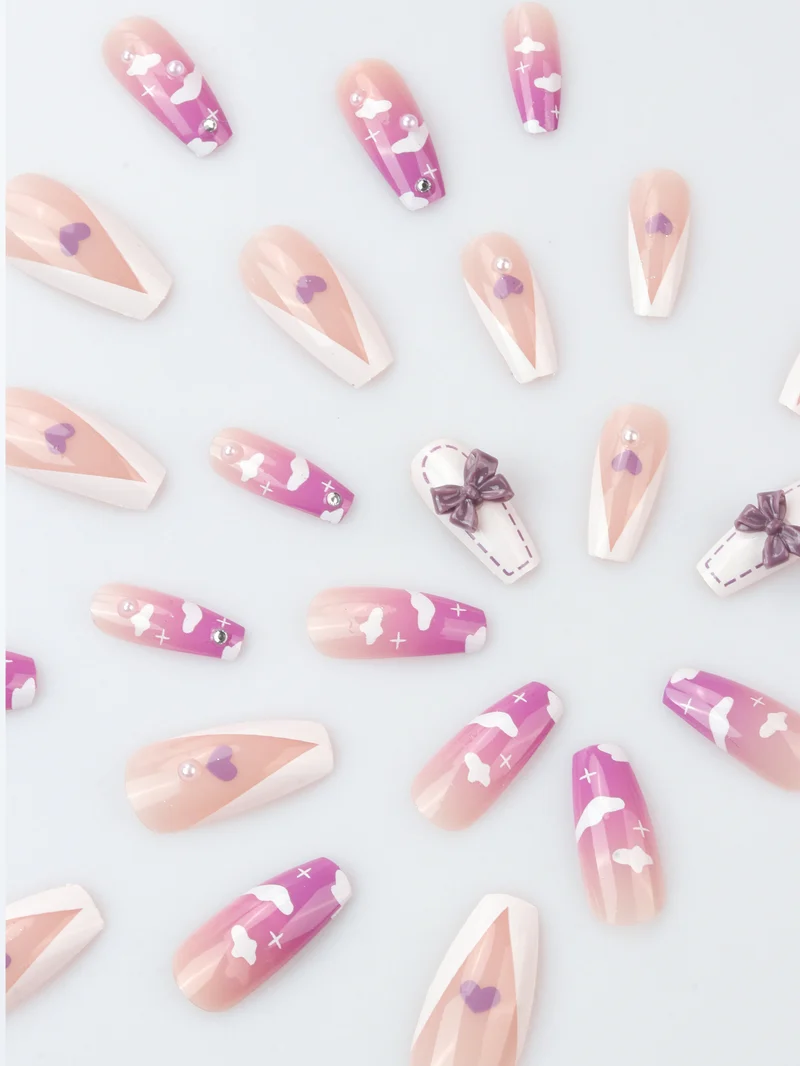 Künstlerische Cloud Design Nagelkunst Karnz