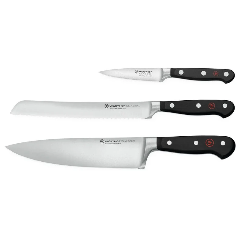 Wüsthof - Classic Messerset mit Brotmesser 3-teilig
