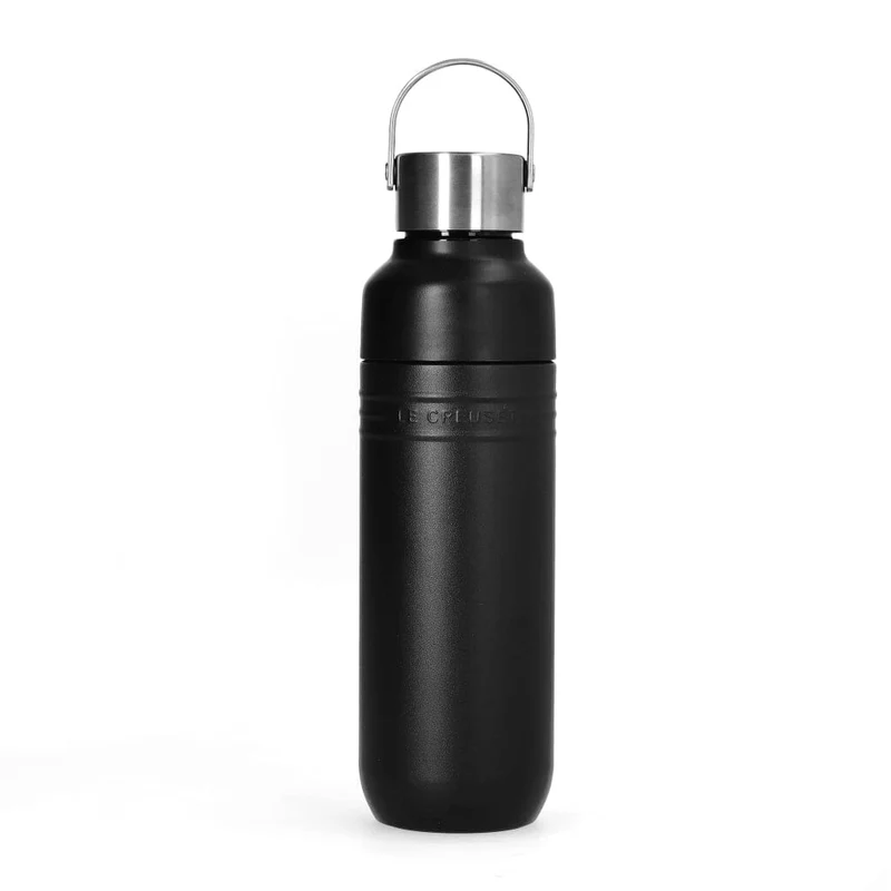 Le Creuset - On The Go Trinkflasche 0,5L Mattschwarz
