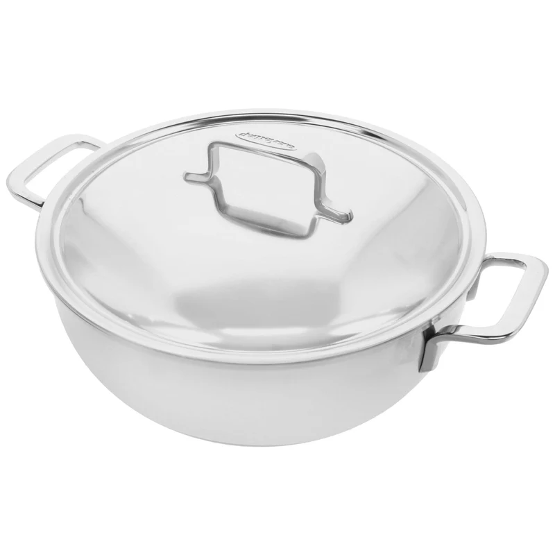 Demeyere - Intense 5 Konischer Bratentopf 28 cm mit Deckel