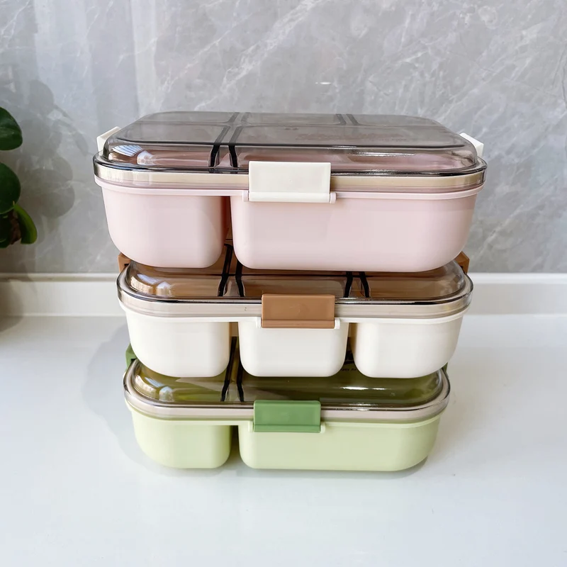 Multi-Compartment Lebensmittelaufbewahrung Bento-Container