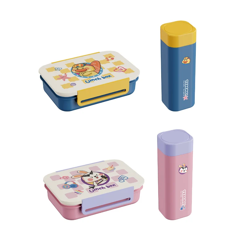 Spaß-Themen Bento Lunchbox Set