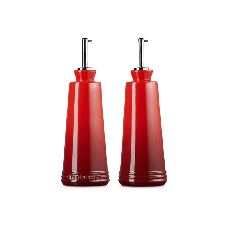 LeCreuset - Öl- und Essig-Set Kirschrot 20x9cm 0,3l