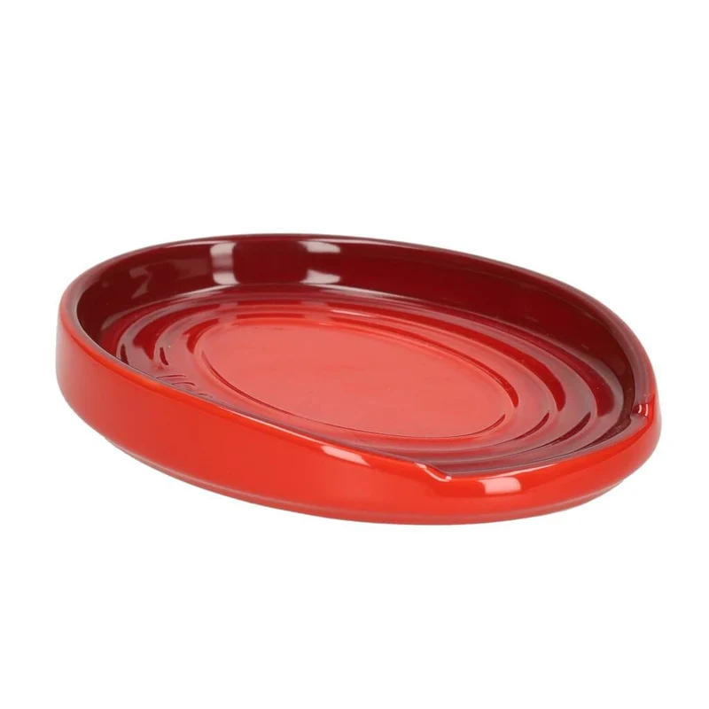 LeCreuset - Löffelhalter oval Kirschrot 15cm